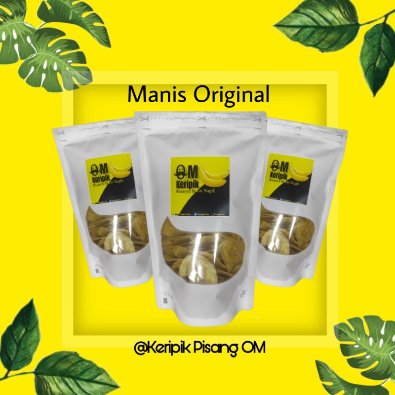 

Keripik Pisang OM Rasa Manis Original