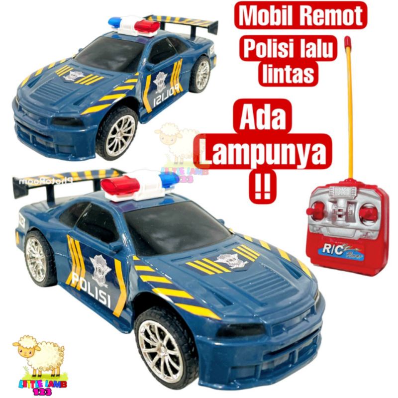 Mainan Mobil Remot Polisi Lalu Lintas Mobile Remote Control Mobil Polisi Car Mainan Anak Mobil Remot