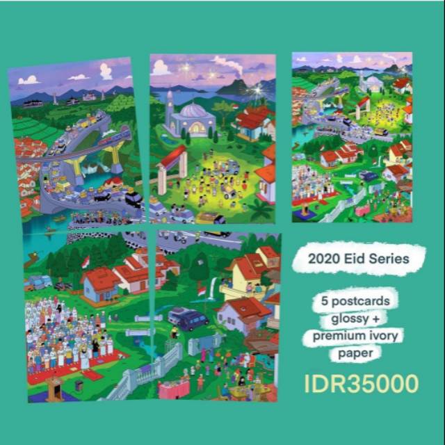 

Kartu Pos / Postcard Idul Fitri /Ramadhan 2020