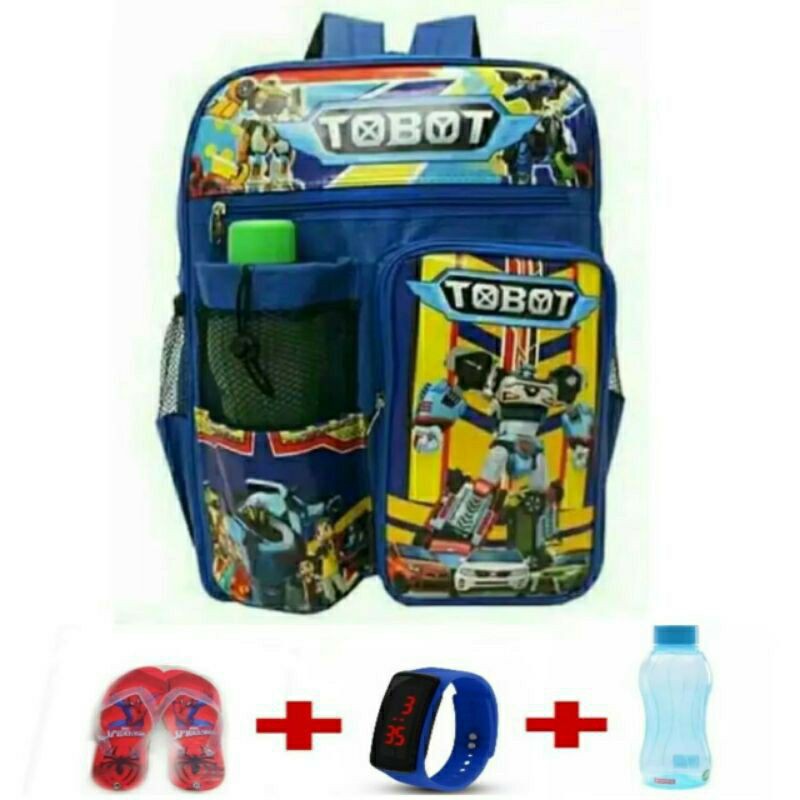 tas rangsel sekolah anak sd dan tk tas ultraman spiderman tobot