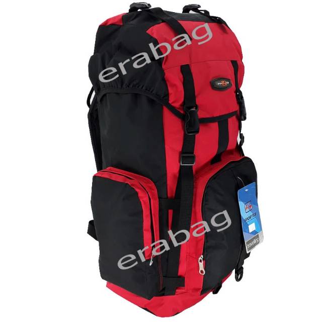 Sportex Tas Gunung Tas Keril Tas Carrier Tas Camping Tas Hiking 60 liter 04w4 Abu kombinasi