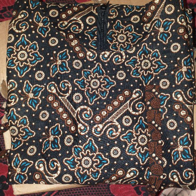 Atasan Batik Dolby Dolbi Dobby Doby Tenun Sutra Tulis Halus Katun Atbm Baron ,sarombit Atasan