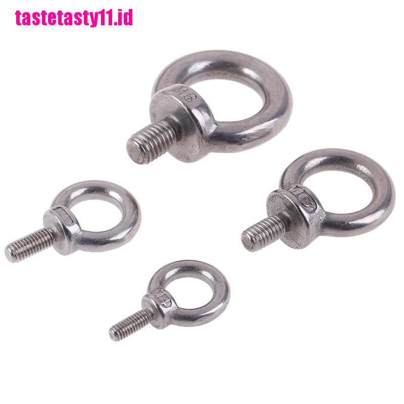 1 Pc Sekrup Cincin Loop Lubang Pengangkat Bahan 304 Stainless Steel Untuk Marine