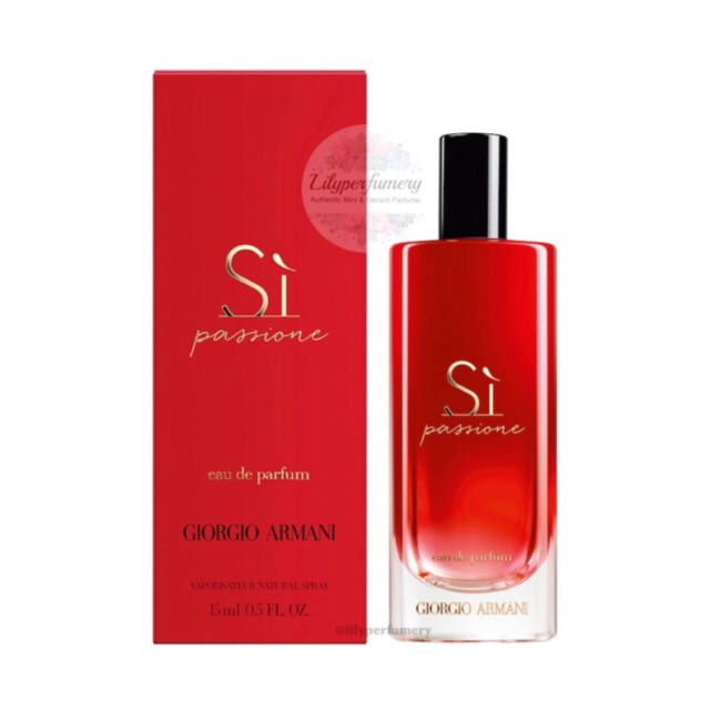 giorgio armani si passione travel spray