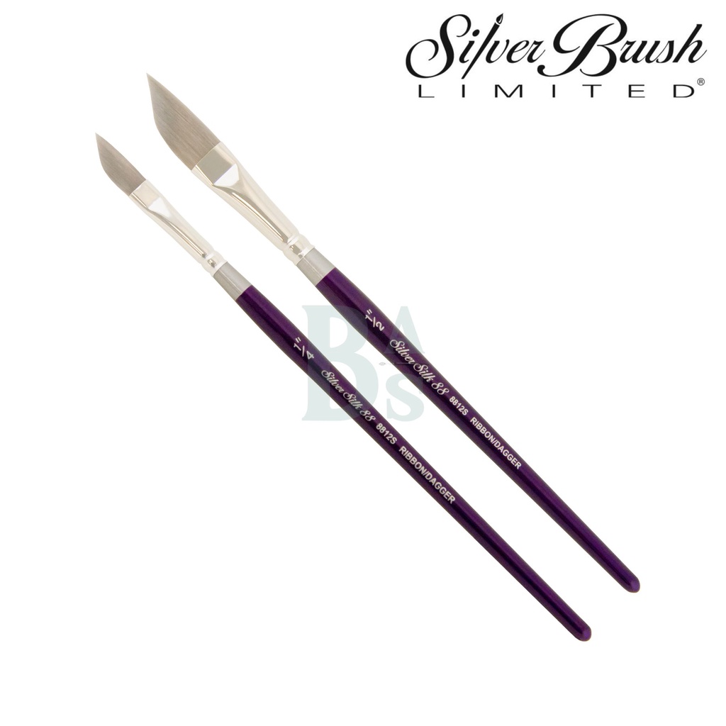 

Silver Brush Silk 88 - Ribbon / Dagger 8812S