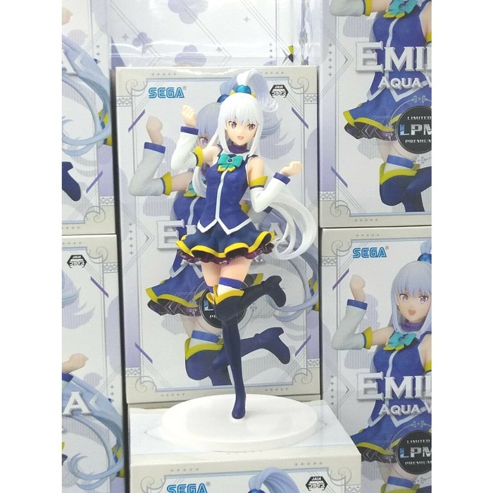 Limited Premium Figure Emilia : Cosplay Aqua Ver. - Re:Zero