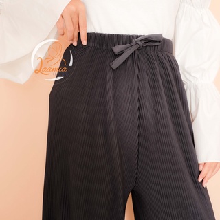 Jual kulot plisket tali lidi by laamia / celana kulot plisket lidi by