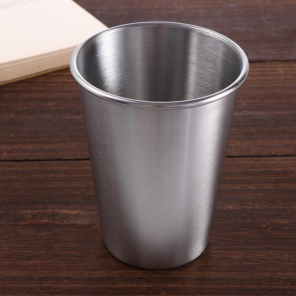 Lanfy Cangkir Berkemah Portabel Stainless Steel Peralatan Piknik Peralatan Makan Luar Ruangan Peralatan Dapur Travel Cookware Mug Kopi Cangkir Air