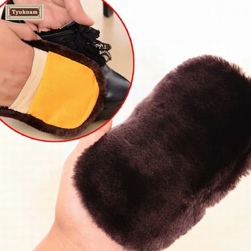 Sikat Semir Sepatu / Tas kulit / suede shoe polish - BAHAN WOOL