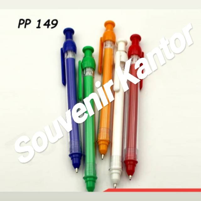 

Souvenir Pen Plastik Promosi PP 149-Dapat Custom Logo