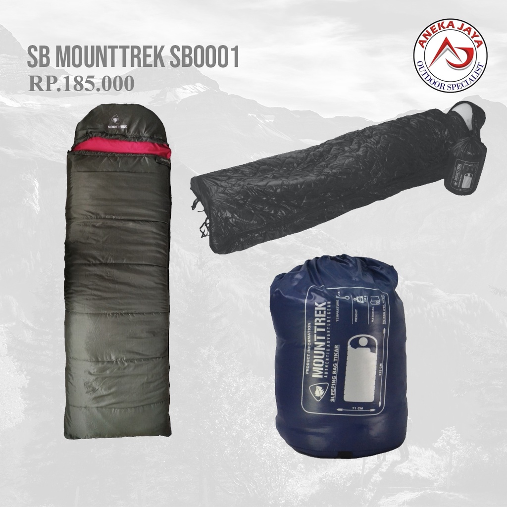 SLEEPING BAG KANTONG TIDUR MOUNTTREK SB001