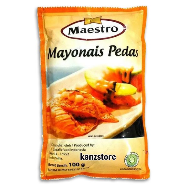 

Maestro Mayonaise Pedas Sachet 100 gr