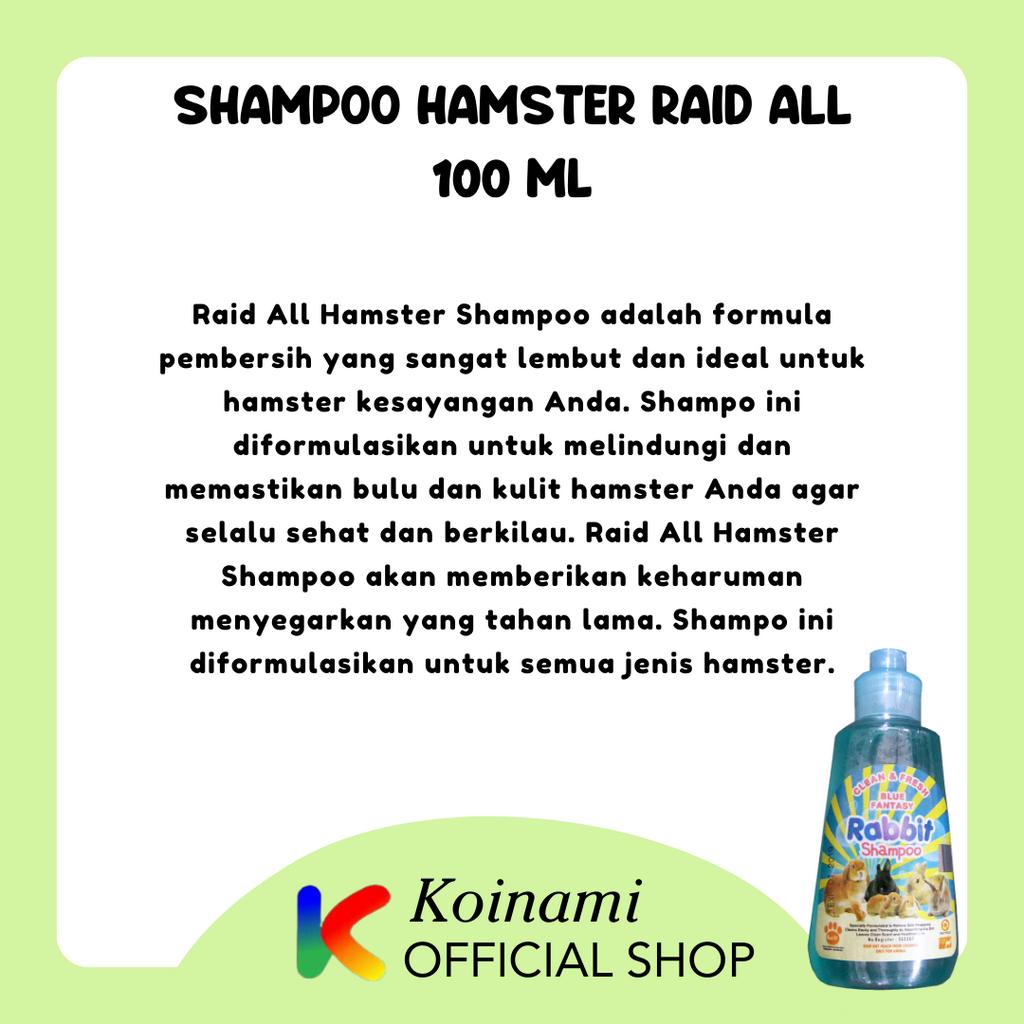 SHAMPO RABBIT 100ml / raid all / blue fantasy / kelinci / marmut / pet / hewan