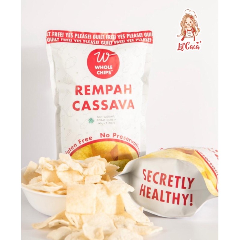 

WHOLECHIPS//Keripik SINGKONG Organic Sehat rempah cassava 90g (HALAL)