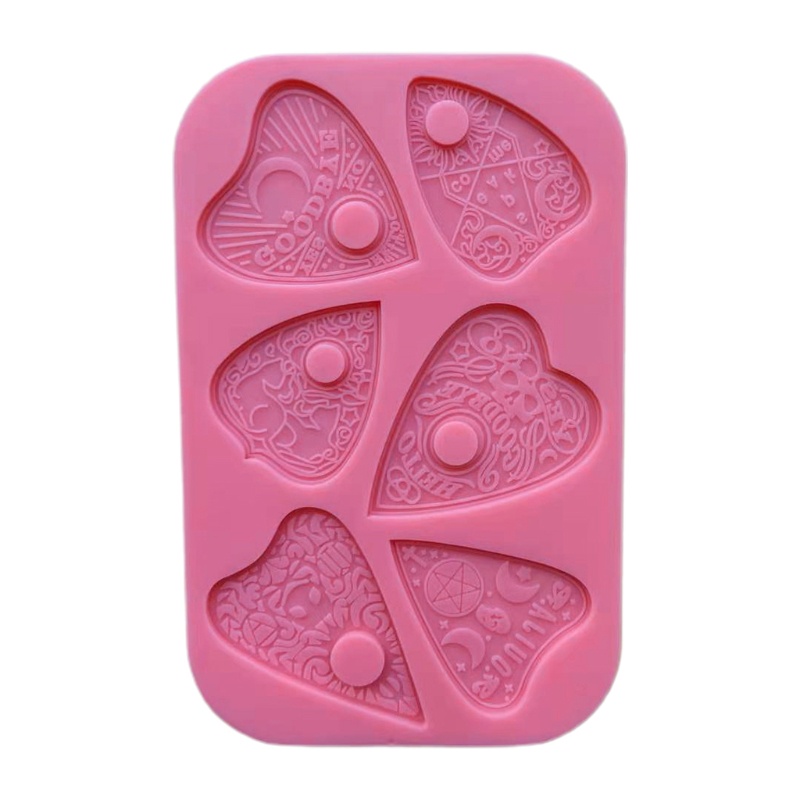 SIY  Silicone Mould Love Heart Divination Epoxy Resin Mold DIY Crafts Casting Tools