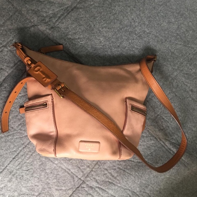 SOLD >>>>> Fossil Bag Emerson Hobo Papaya Preloved