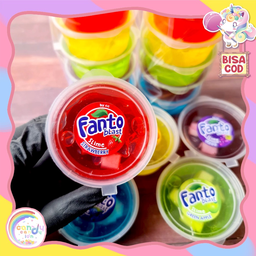 Slime Fanto base clear 5 warna