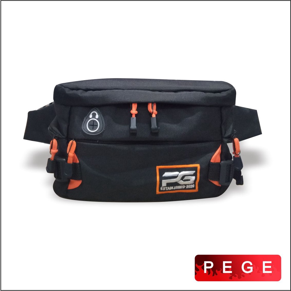 Tas Selempang Bahu Pria PEGE Slempang Cowok Kasual Trendy Model Keren - PG 8901