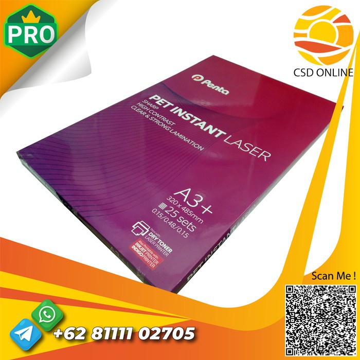 

Lucu Penta Pet Instant Pvc Card Print Laser A3+ Id Card 3 Layers - Repack Terbatas