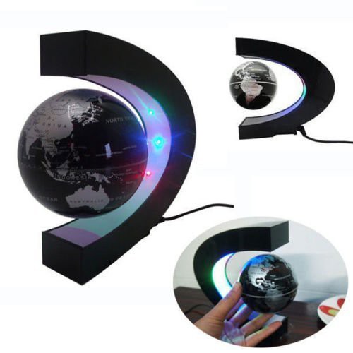 Magnetic Floating Globe LED Bola Dunia Dekorasi Rumah Melayang Keren