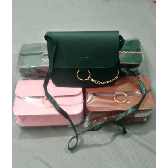 TAS SELEMPANG WANITA RING SINTETIS