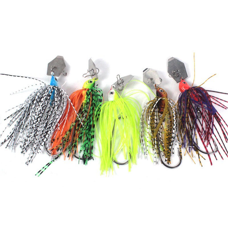 1Pcs Spoon Umpan Pancing Fishing Lure Buzz Sequin Swimbait Bass 10g/14g Wobbler Sinking Lead Jig Bait Jigging Hard Artificial Fishing Tackle