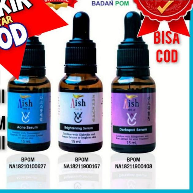 ⅍ BISA AISH | SERUM AISH | AISH SERUM KOREA-BRIGHTENING ACNE DARKSPOT ORI SERUM ♦