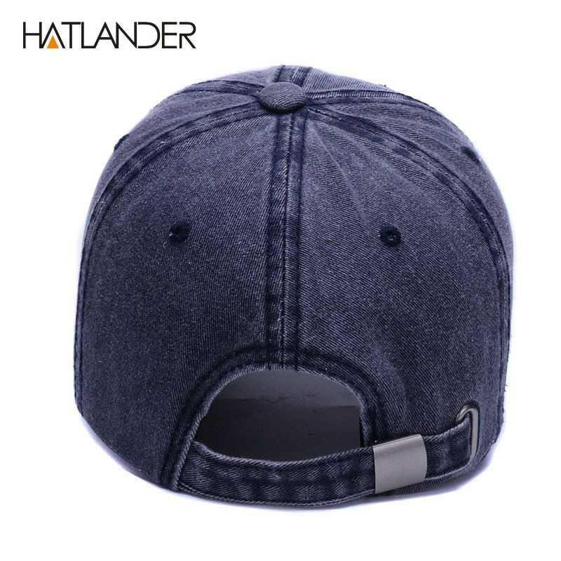 HATLANDER Topi Baseball Cap Hat 3D Embroidery - SU-SBC5006 [Biru Navy]