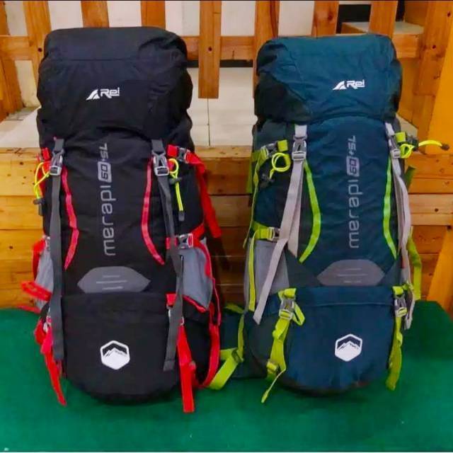 Tas Gunung Rei Merapi 70 Plus 5L Carrier Rei Merapi 75L Original