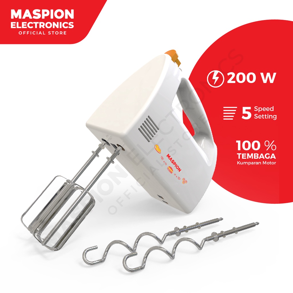 Maspion Hand Mixer Roti Kue - MT1150