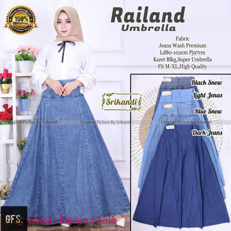 RAILAND UMBRELLA | Rok Jeans by Srikandi