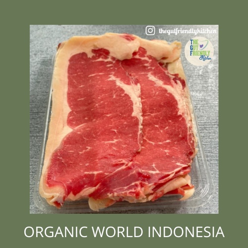 

THE GUT FRIENDLY KITCHEN Organic Grassfed Sliced Sirloin