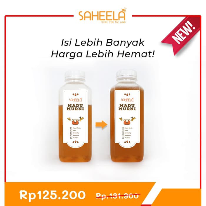 

Madu Murni 650 gr SAHEELA - MMD2049