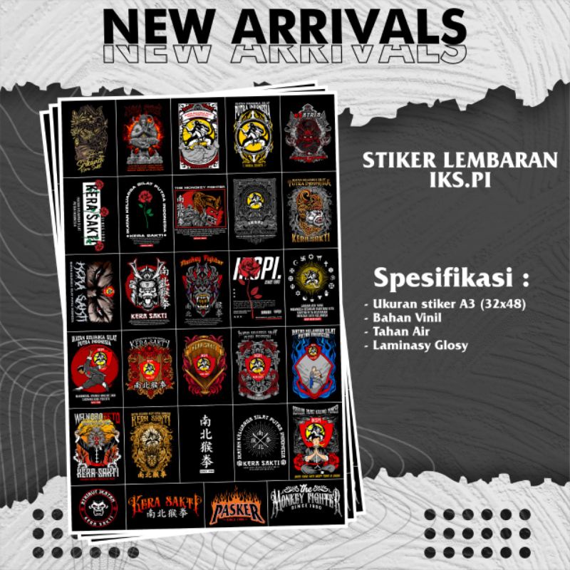 

STIKER IKSPI KERA SAKTI || STIKER VYNIL ANTI AIR || STIKER MURAH || GRATIS ONGKIR || COD