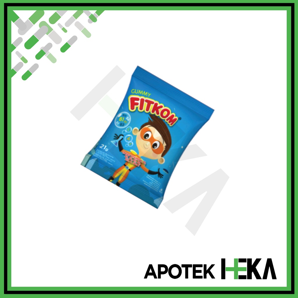 Fitkom Gummy Multivitamin Sachet 24 gr Biru (SEMARANG)