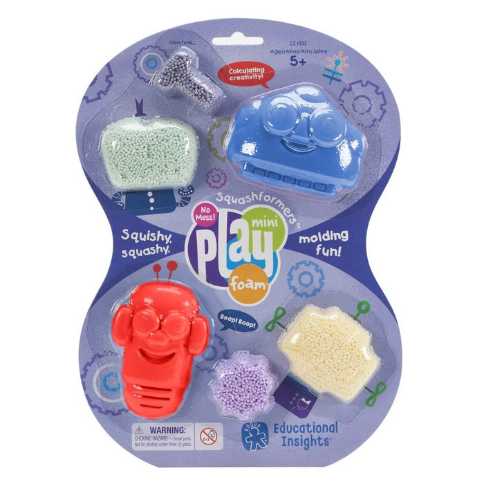 READY Educational Squashformers Robot Dinosaurs Squishy Foam Squash Formers - Robot BERKUALITAS