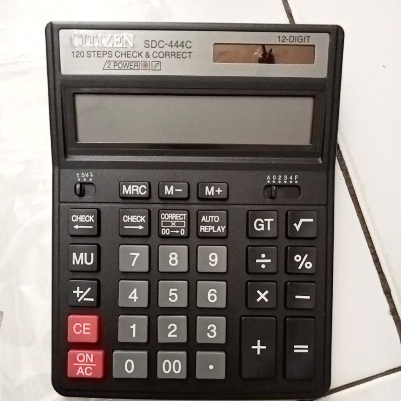 

KALKUKULATOR CITIZEN SDC-444C