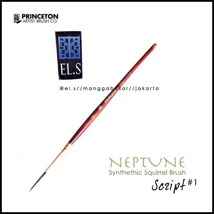 

Diskon Princeton Neptune Brush Script Liner 1 ( Kuas Lukis )