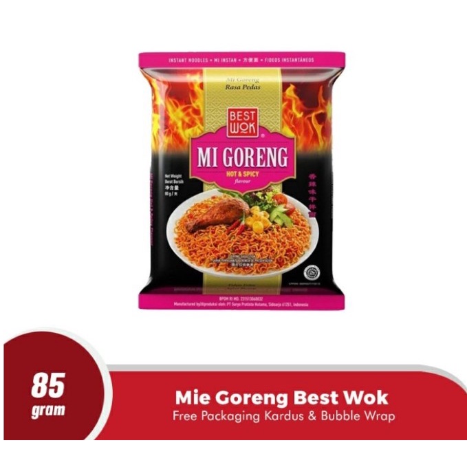 Best Wok mie goreng 3 mie instant mie non msg mie anak sehat  bestwok Black pepper Original Spicy yamin mie pedas ramen