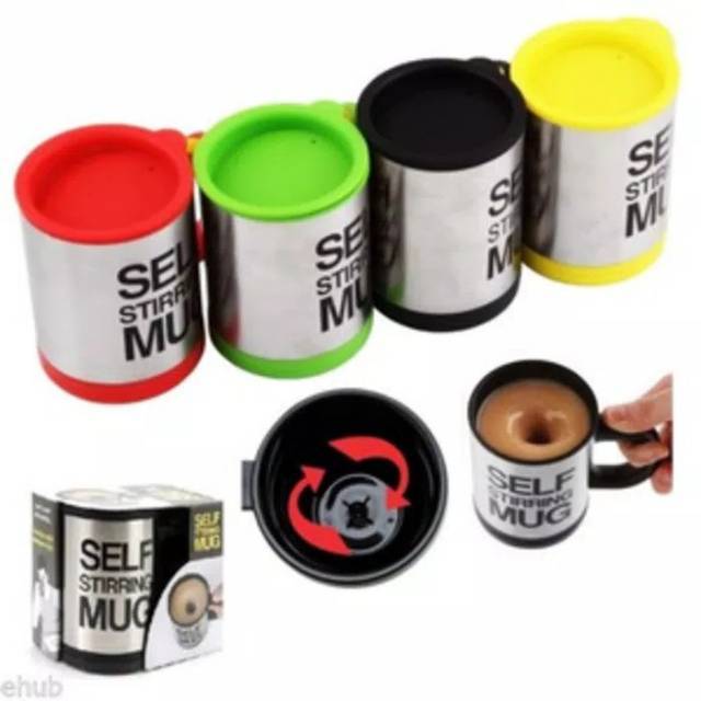 self stirring mug - Gelas Pengaduk Otomatis Berkualitas dan garansi