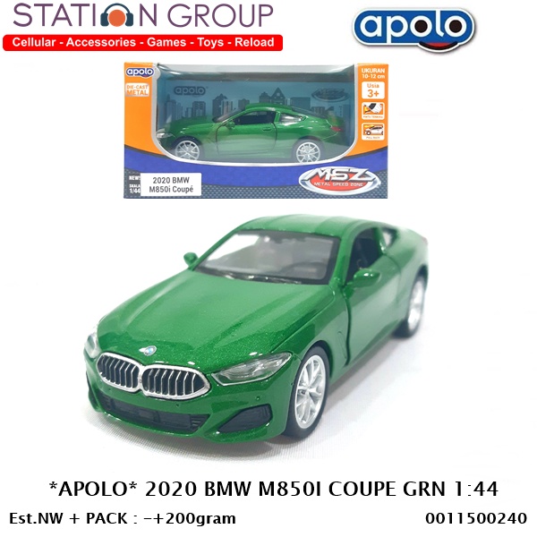 APOLO 2020 BMW M850I COUPE GREEN 1-44 - DIECAST