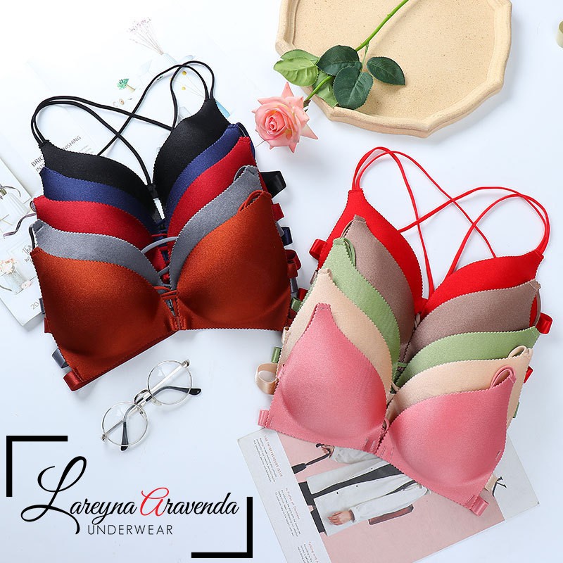 BH Bra Fashion Model Sporty Kait Depan Untuk Olahraga BH005