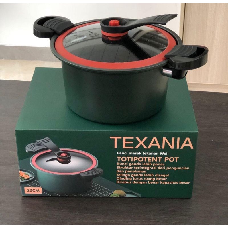 PANCI PRESTO TOTIPOTENT POT | PRESTO VIRAL TOTIPOTENT & TEXANIA 3,5 LITER / 22 cm ANTI LENGKET