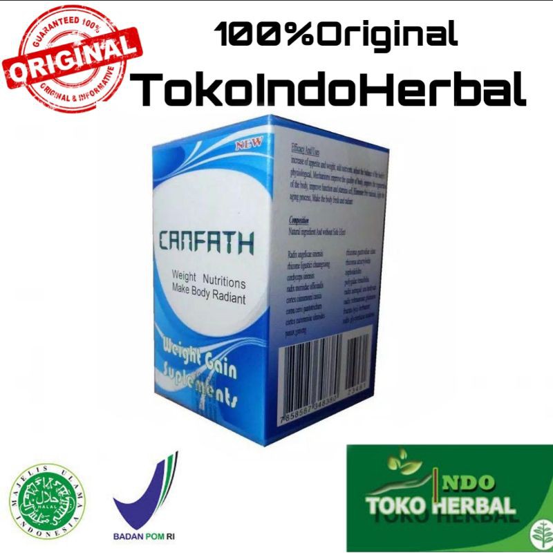 CANFATH ORIGINAL CANADA SUPLEMEN PENGGEMUK BADAN PALING AMPUH & CEPAT BISA COD .