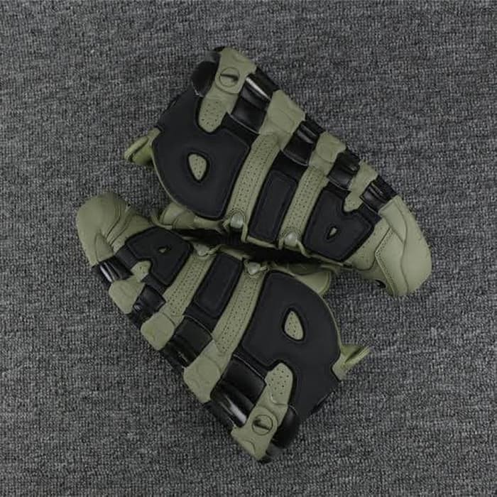 nike air uptempo army green
