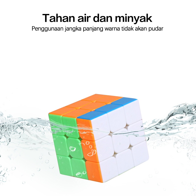 Rubik 3x3 Moyu Meilong MJFS Original Grosir Termurah Rubik Stickerless Mainan Rubik Anak