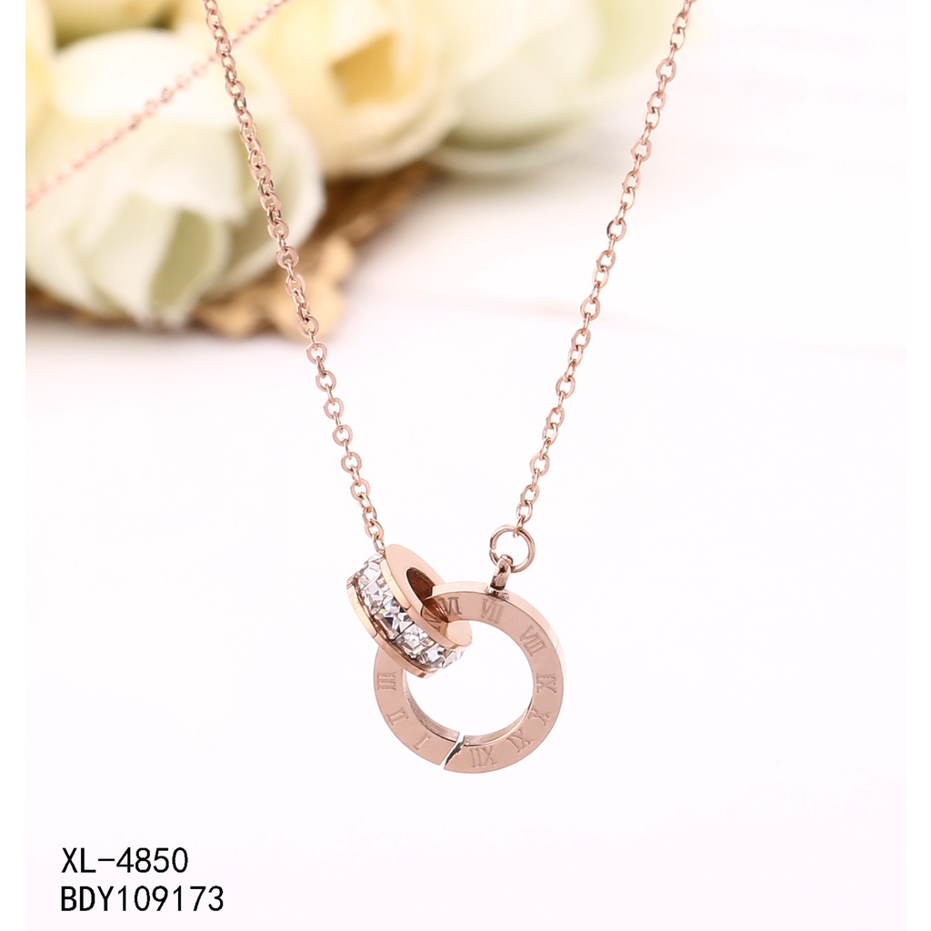 Kalung Titanium Permata Perhiasan Fashion 4850.4863