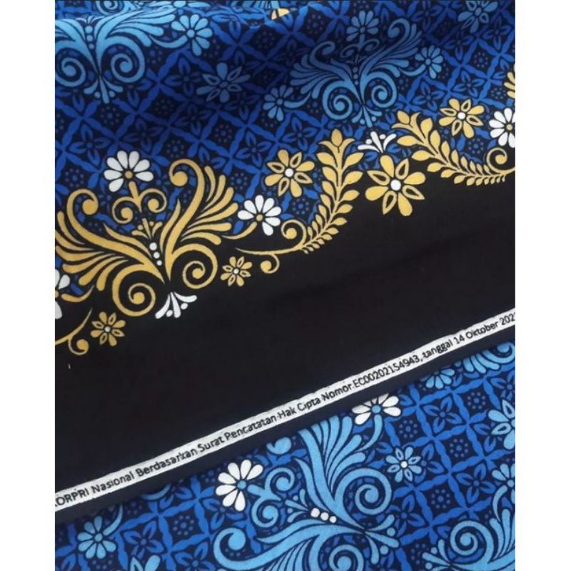 Batik korpri terbaru katun c40s lapis furing