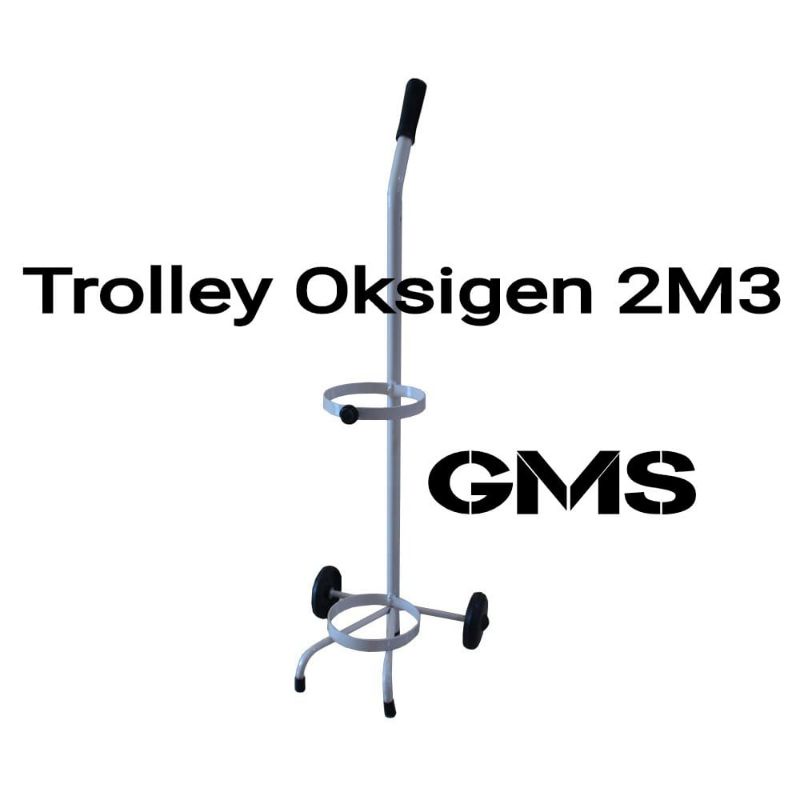 Trolley Oksigen 2M3 / Troly Oksigen / Troli Oksigen