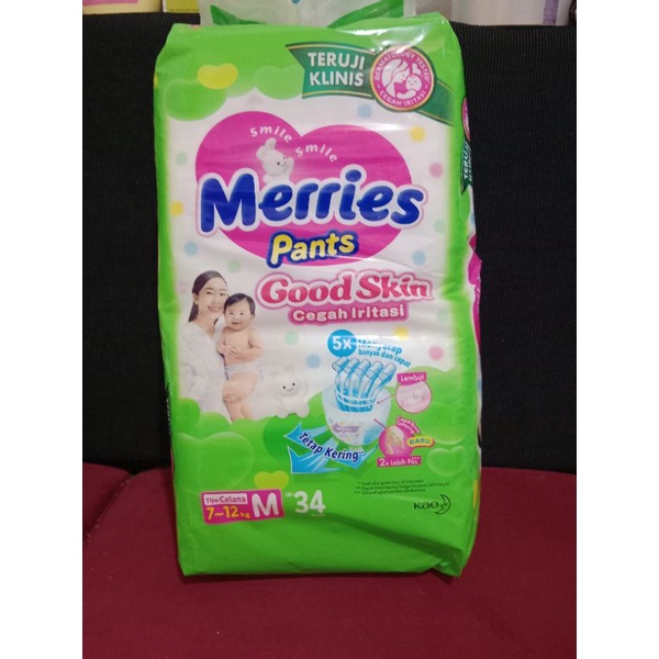 Pampers MERRIES M 34